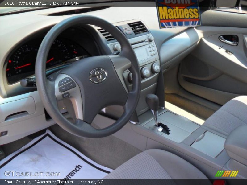 Black / Ash Gray 2010 Toyota Camry LE