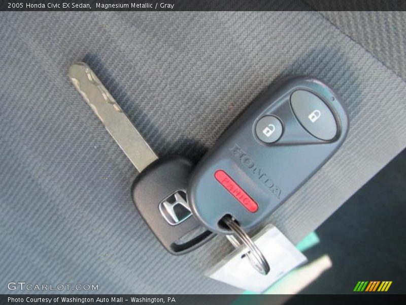 Magnesium Metallic / Gray 2005 Honda Civic EX Sedan