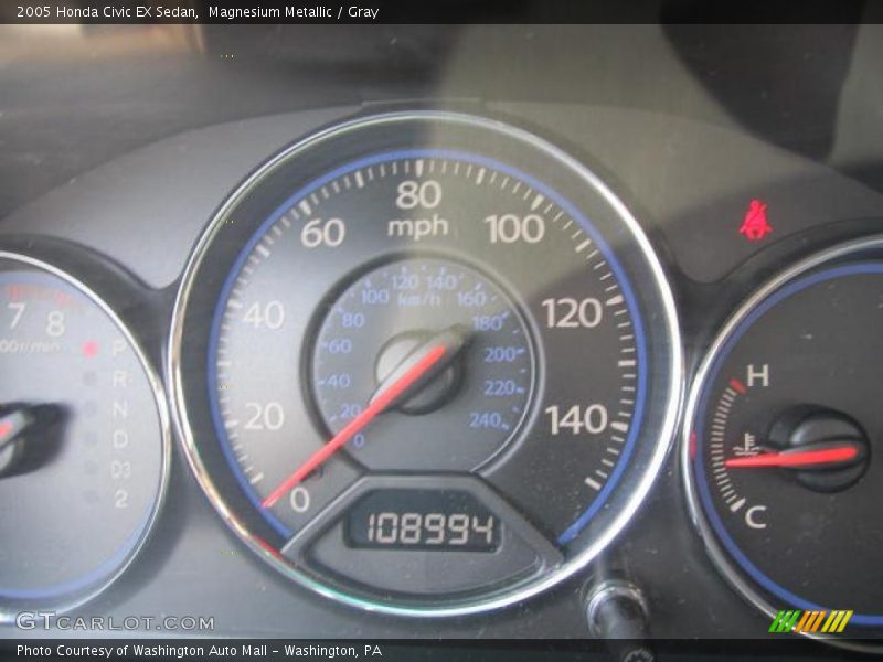 Magnesium Metallic / Gray 2005 Honda Civic EX Sedan
