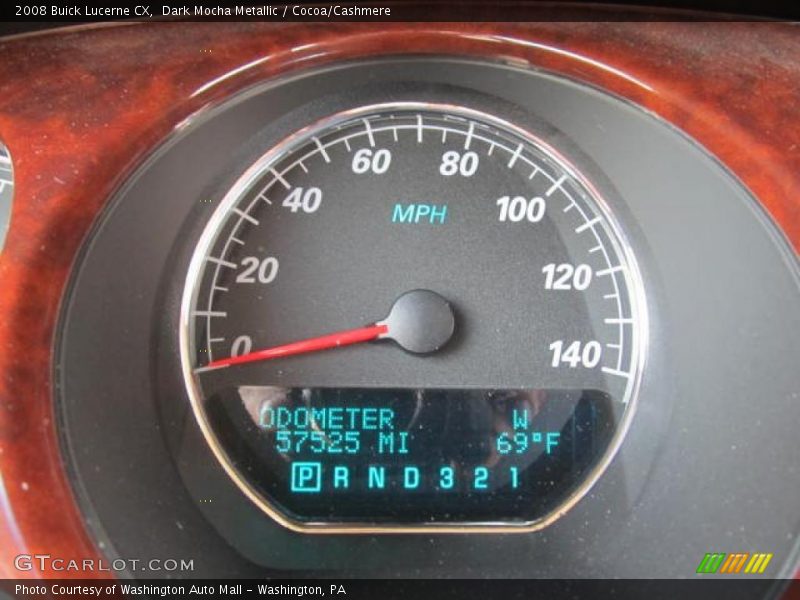 Dark Mocha Metallic / Cocoa/Cashmere 2008 Buick Lucerne CX