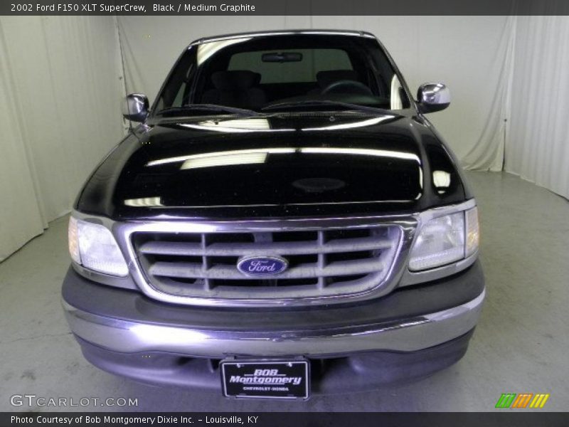 Black / Medium Graphite 2002 Ford F150 XLT SuperCrew