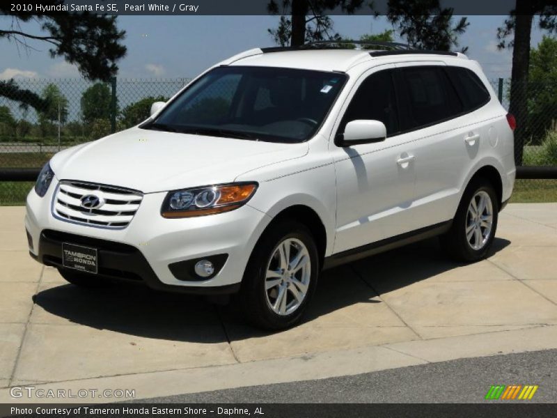 Front 3/4 View of 2010 Santa Fe SE