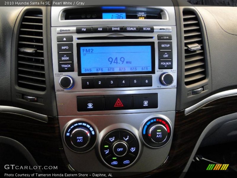 Controls of 2010 Santa Fe SE