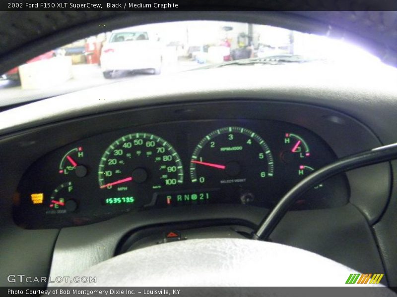 Black / Medium Graphite 2002 Ford F150 XLT SuperCrew
