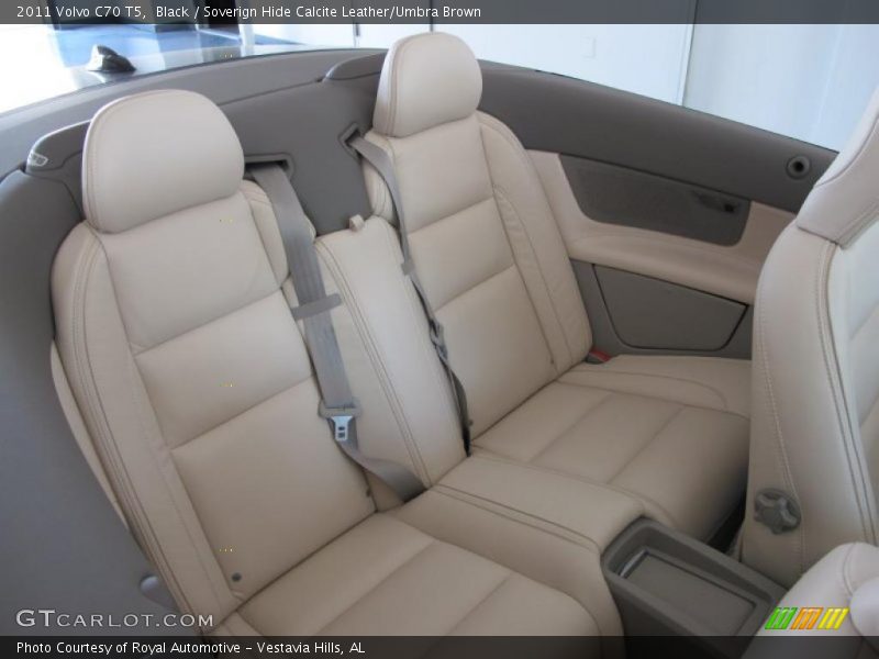 Black / Soverign Hide Calcite Leather/Umbra Brown 2011 Volvo C70 T5