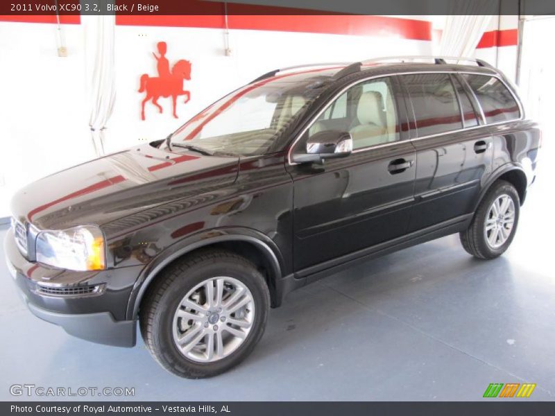 Black / Beige 2011 Volvo XC90 3.2