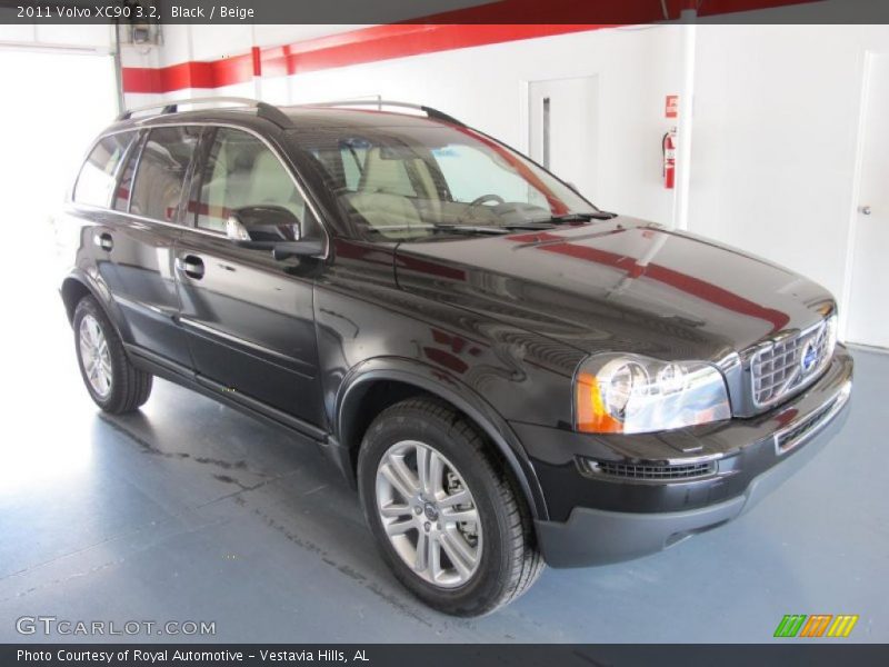 Black / Beige 2011 Volvo XC90 3.2