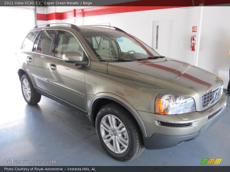 Caper Green Metallic / Beige 2011 Volvo XC90 3.2