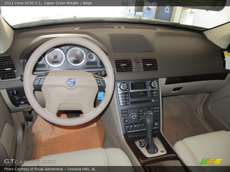 Caper Green Metallic / Beige 2011 Volvo XC90 3.2