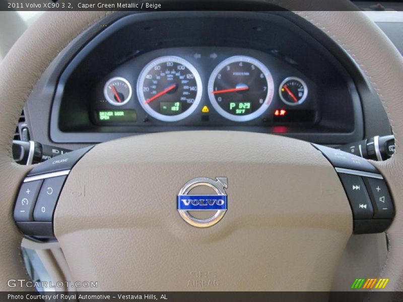Caper Green Metallic / Beige 2011 Volvo XC90 3.2