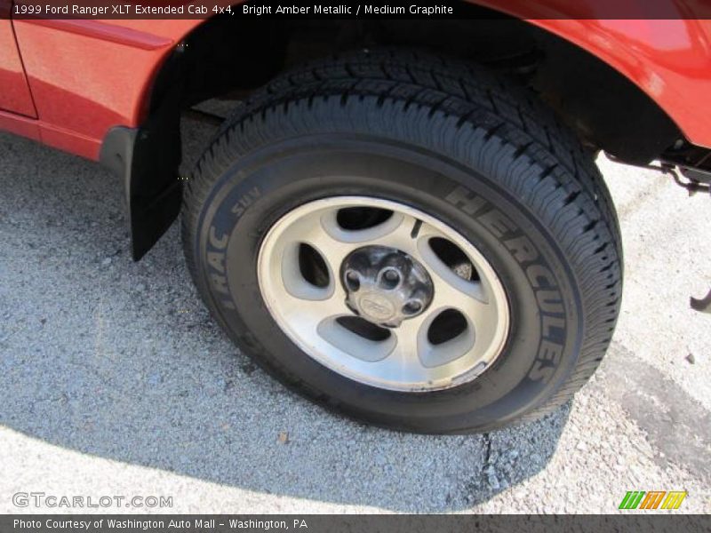 Bright Amber Metallic / Medium Graphite 1999 Ford Ranger XLT Extended Cab 4x4