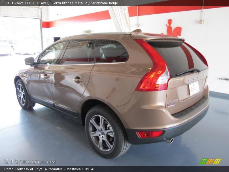 Terra Bronze Metallic / Sandstone Beige 2011 Volvo XC60 T6 AWD
