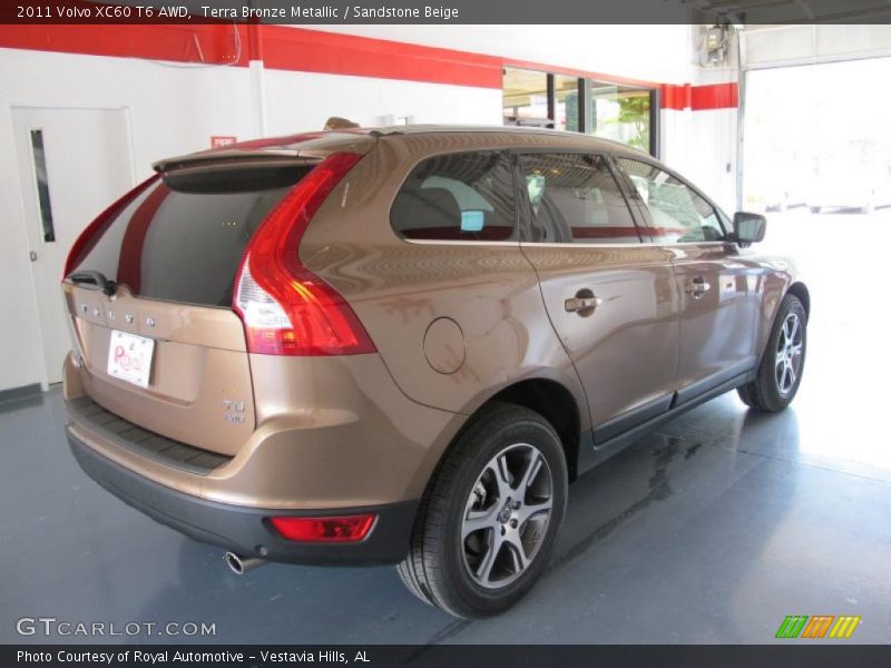 Terra Bronze Metallic / Sandstone Beige 2011 Volvo XC60 T6 AWD