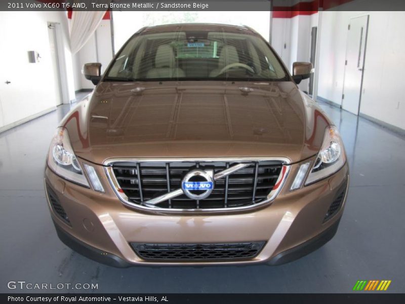 Terra Bronze Metallic / Sandstone Beige 2011 Volvo XC60 T6 AWD