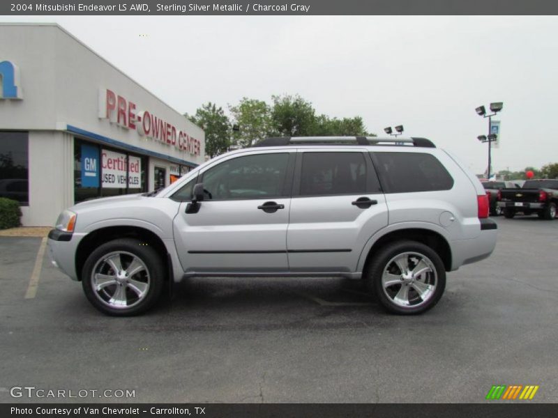 Sterling Silver Metallic / Charcoal Gray 2004 Mitsubishi Endeavor LS AWD