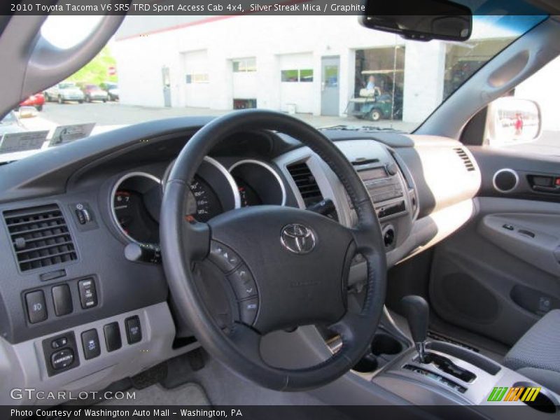 Silver Streak Mica / Graphite 2010 Toyota Tacoma V6 SR5 TRD Sport Access Cab 4x4