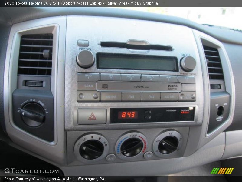 Silver Streak Mica / Graphite 2010 Toyota Tacoma V6 SR5 TRD Sport Access Cab 4x4