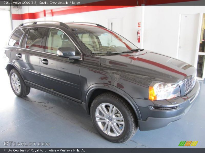 Saville Grey Metallic / Beige 2011 Volvo XC90 3.2