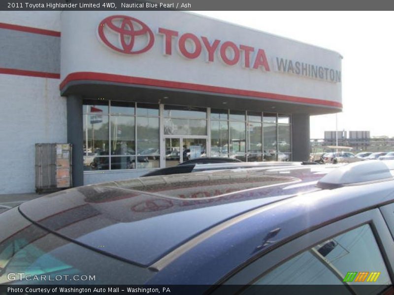 Nautical Blue Pearl / Ash 2011 Toyota Highlander Limited 4WD