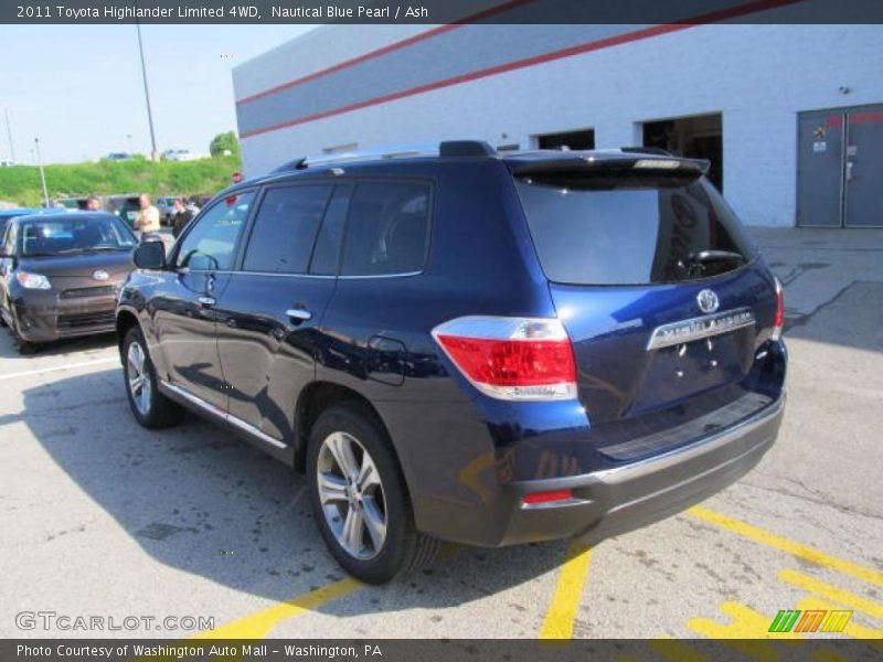 Nautical Blue Pearl / Ash 2011 Toyota Highlander Limited 4WD