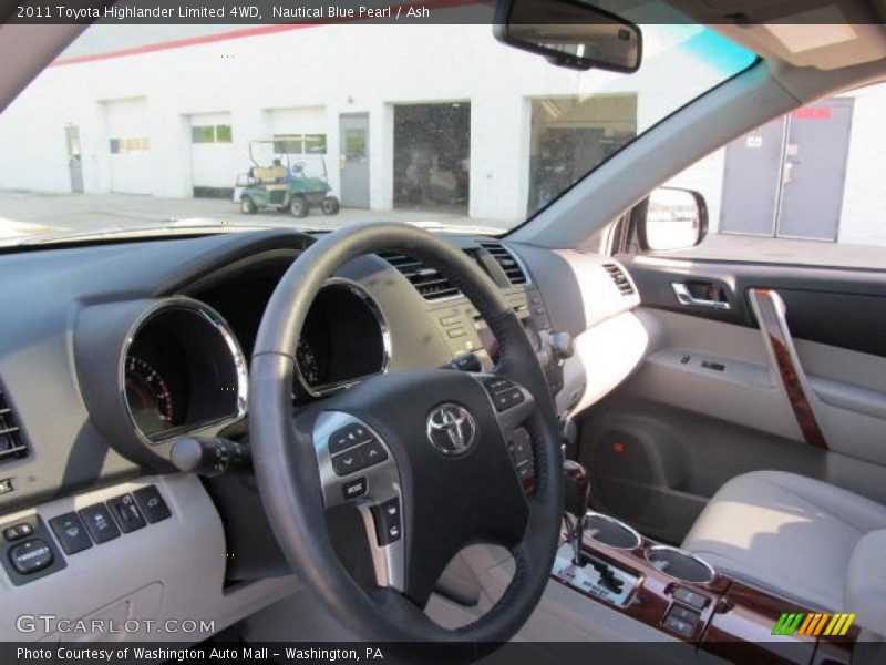 Nautical Blue Pearl / Ash 2011 Toyota Highlander Limited 4WD