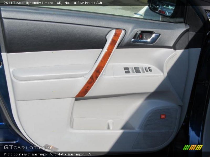 Nautical Blue Pearl / Ash 2011 Toyota Highlander Limited 4WD