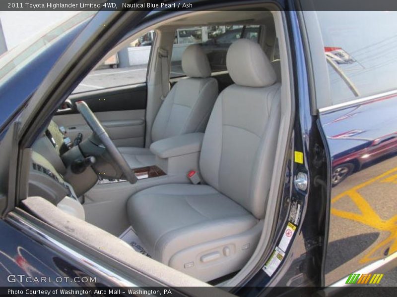 Nautical Blue Pearl / Ash 2011 Toyota Highlander Limited 4WD