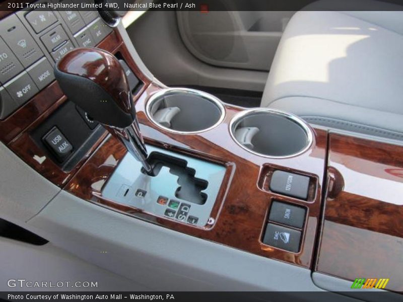 Nautical Blue Pearl / Ash 2011 Toyota Highlander Limited 4WD