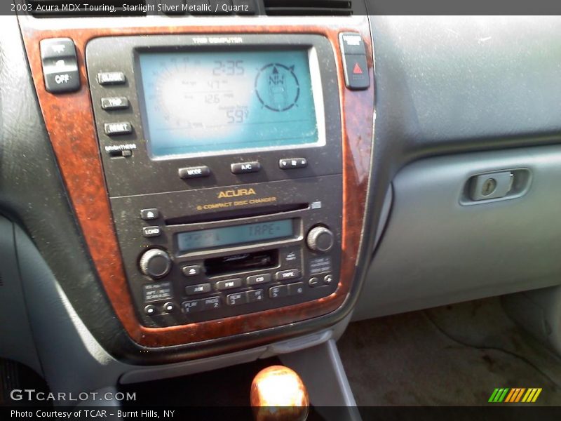 Controls of 2003 MDX Touring