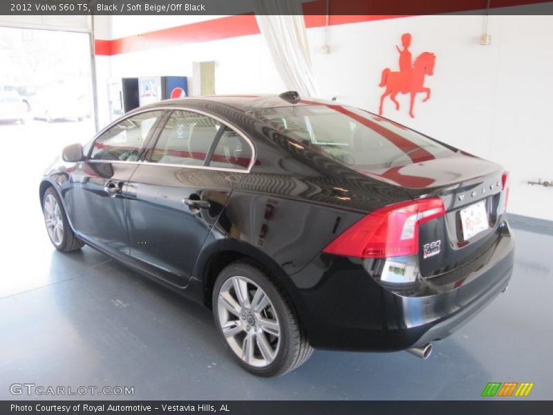 Black / Soft Beige/Off Black 2012 Volvo S60 T5