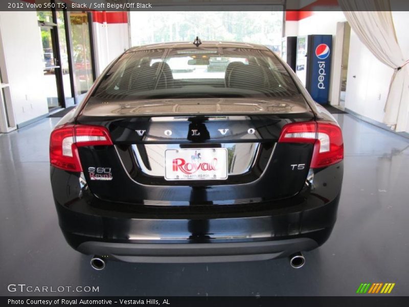 Black / Soft Beige/Off Black 2012 Volvo S60 T5