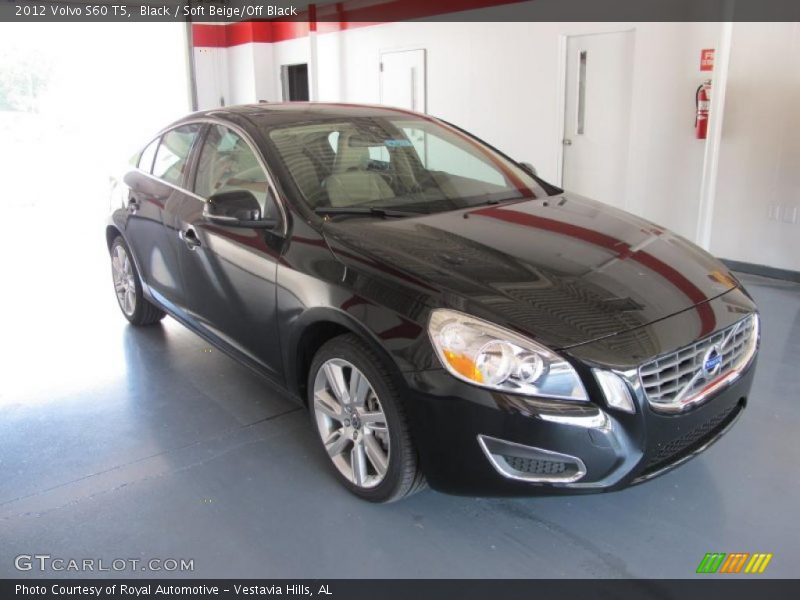 Black / Soft Beige/Off Black 2012 Volvo S60 T5