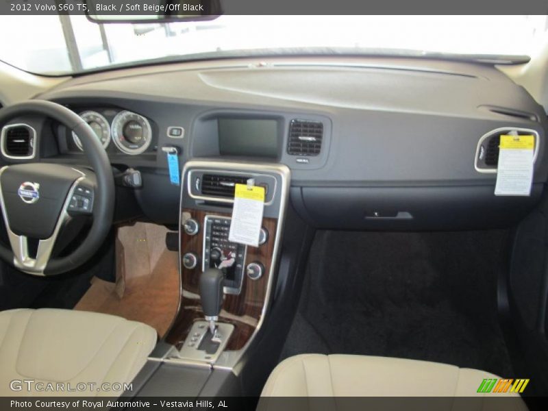 Black / Soft Beige/Off Black 2012 Volvo S60 T5