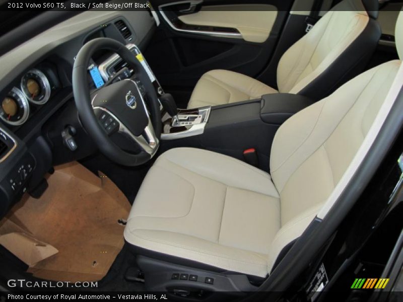 Black / Soft Beige/Off Black 2012 Volvo S60 T5