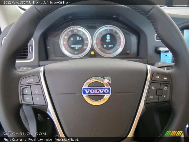 Black / Soft Beige/Off Black 2012 Volvo S60 T5