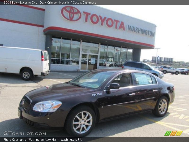 Dark Crimson Metallic / Cocoa/Cashmere 2008 Buick Lucerne CXL