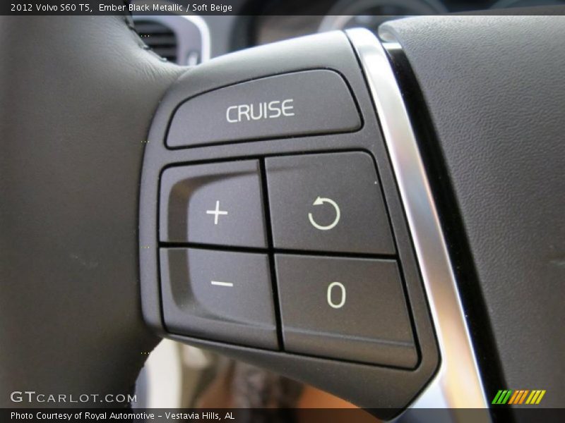 Ember Black Metallic / Soft Beige 2012 Volvo S60 T5