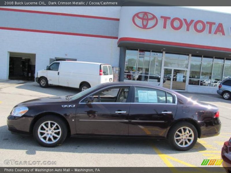 Dark Crimson Metallic / Cocoa/Cashmere 2008 Buick Lucerne CXL