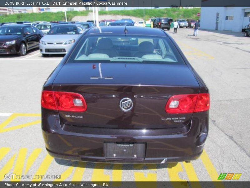 Dark Crimson Metallic / Cocoa/Cashmere 2008 Buick Lucerne CXL