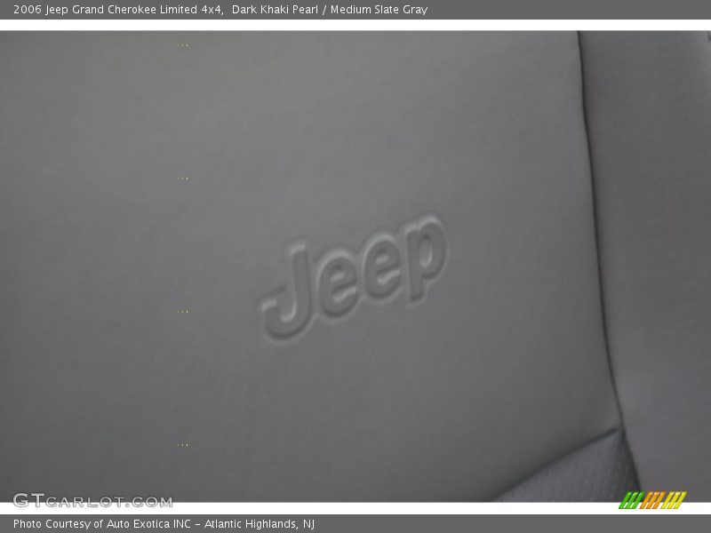 Dark Khaki Pearl / Medium Slate Gray 2006 Jeep Grand Cherokee Limited 4x4