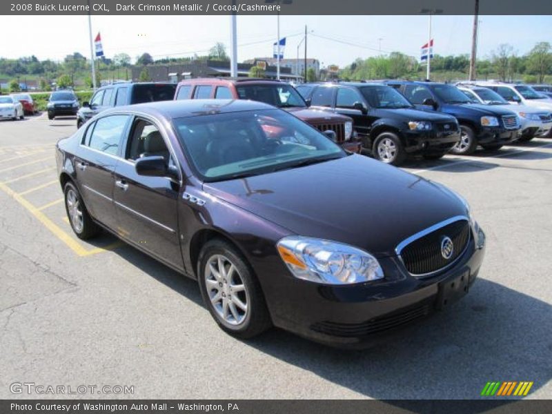 Dark Crimson Metallic / Cocoa/Cashmere 2008 Buick Lucerne CXL