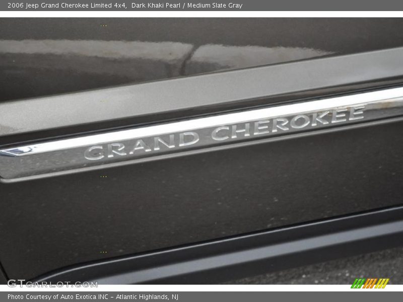 Dark Khaki Pearl / Medium Slate Gray 2006 Jeep Grand Cherokee Limited 4x4