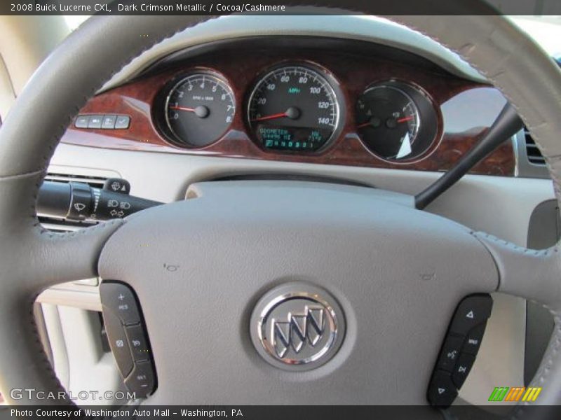Dark Crimson Metallic / Cocoa/Cashmere 2008 Buick Lucerne CXL