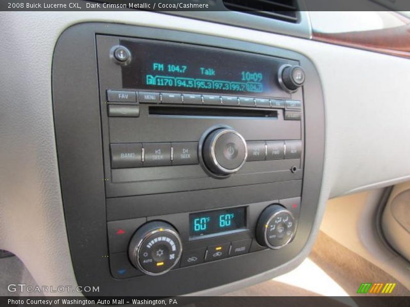 Dark Crimson Metallic / Cocoa/Cashmere 2008 Buick Lucerne CXL