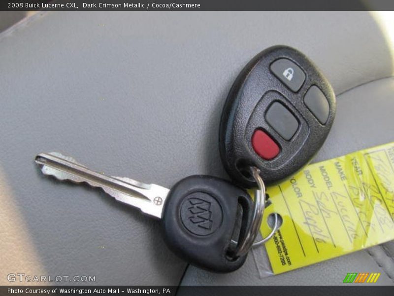 Dark Crimson Metallic / Cocoa/Cashmere 2008 Buick Lucerne CXL