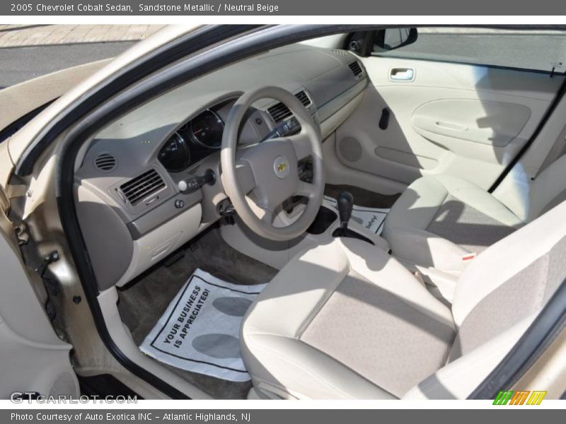Sandstone Metallic / Neutral Beige 2005 Chevrolet Cobalt Sedan