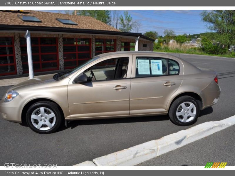 Sandstone Metallic / Neutral Beige 2005 Chevrolet Cobalt Sedan