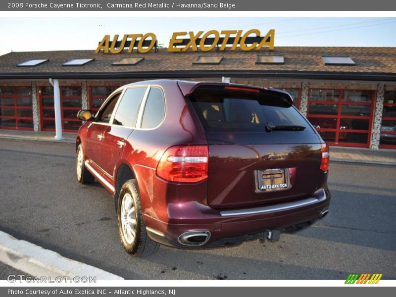 Carmona Red Metallic / Havanna/Sand Beige 2008 Porsche Cayenne Tiptronic