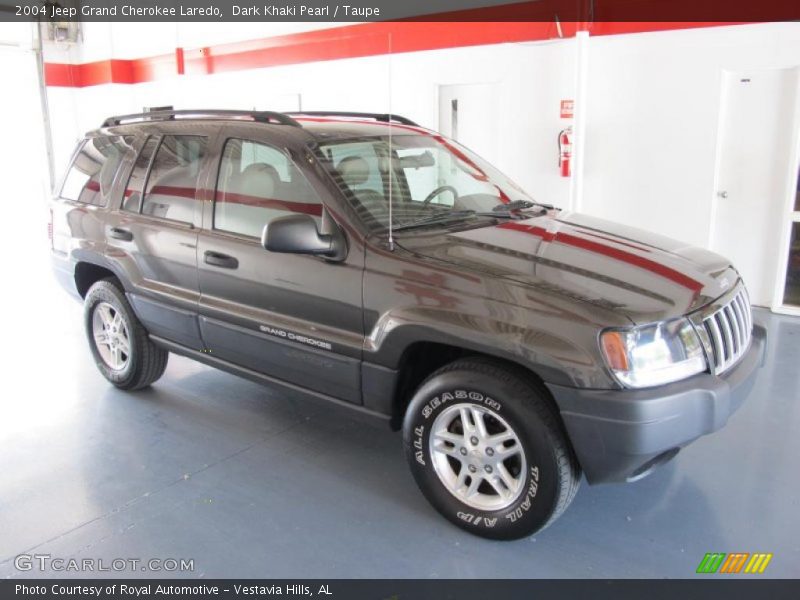 Dark Khaki Pearl / Taupe 2004 Jeep Grand Cherokee Laredo