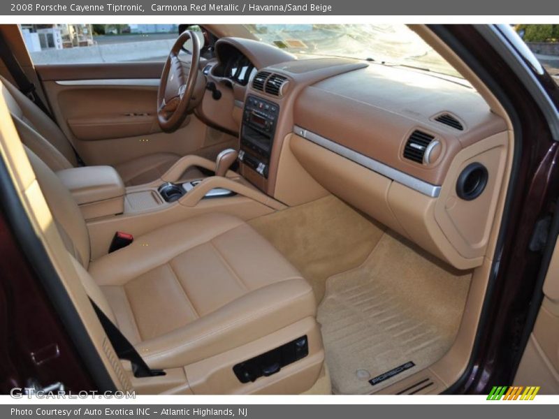 Carmona Red Metallic / Havanna/Sand Beige 2008 Porsche Cayenne Tiptronic